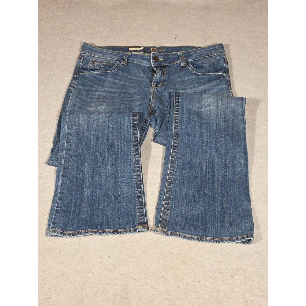 Kut From The Kloth Womens Natalie High Rise Bootcut Jeans Size 12 Medium Wash - Picture 2 of 12